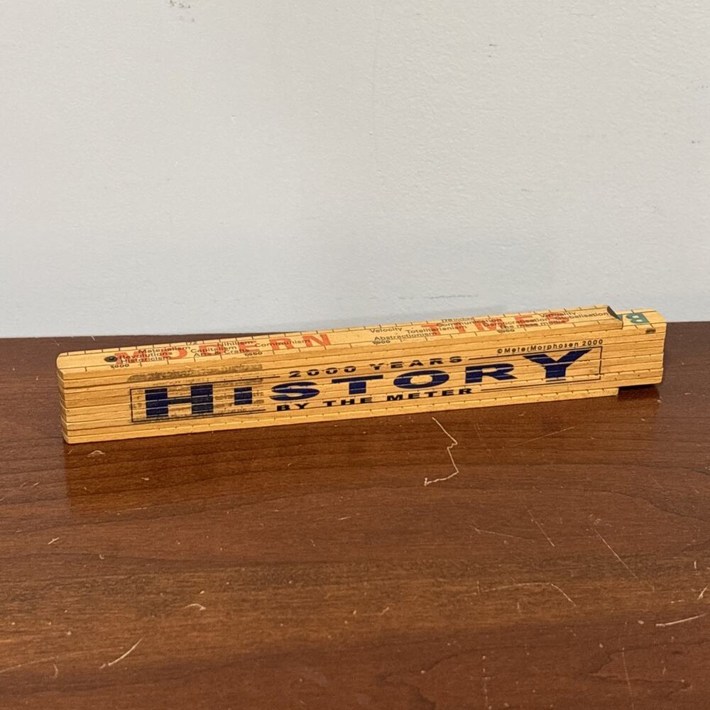 2000 Years By the Meter History Folding Ruler Metermorphosen Teaching Tool - Picture 2 of 7